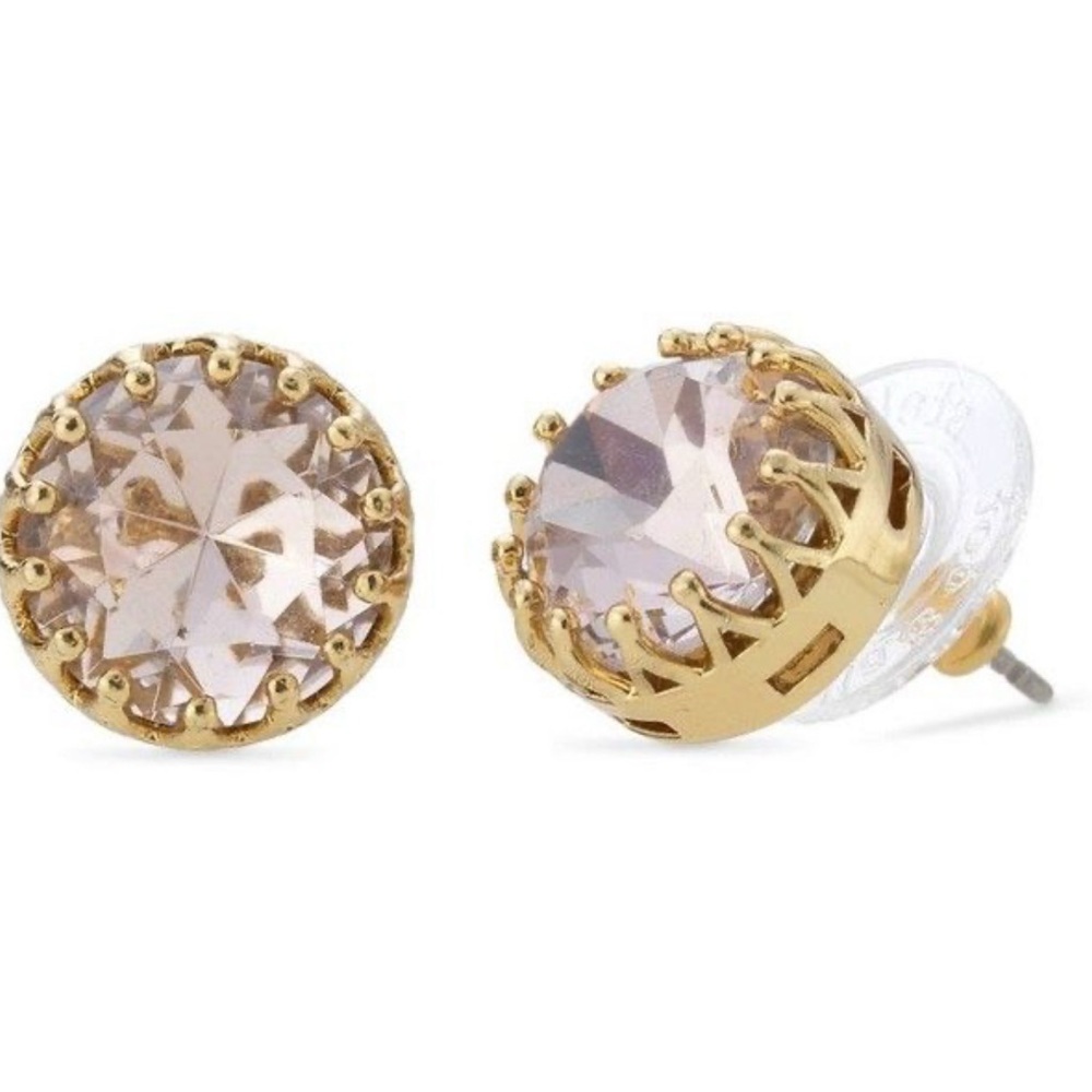 Stella & Dot Nancy Stud Earrings (peach)